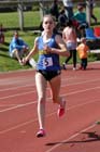 Lydia Turner (Birtley) on her way to beaking 10 minutes in the 3000 metres at the North of England, Div. 4E, Whitley Bay.
